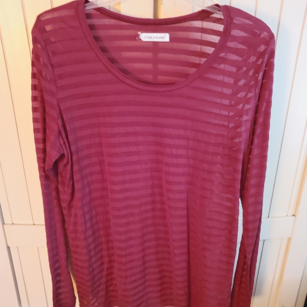 Maurices see through tunic